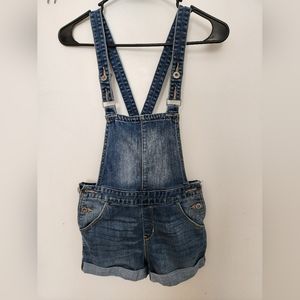 Jean Overall Shorts